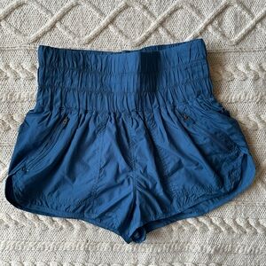 FP Movement Way Home Short with Pockets, Blue, Size Medium